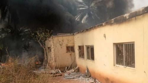 Fire Guts INEC Office In Anambra