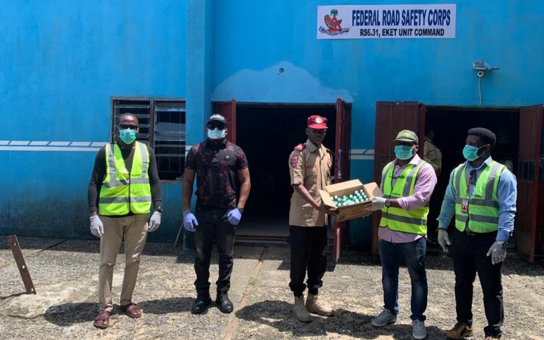NISafety Produces Hand Sanitizers, Disinfectants, Distributes Free In Akwa Ibom