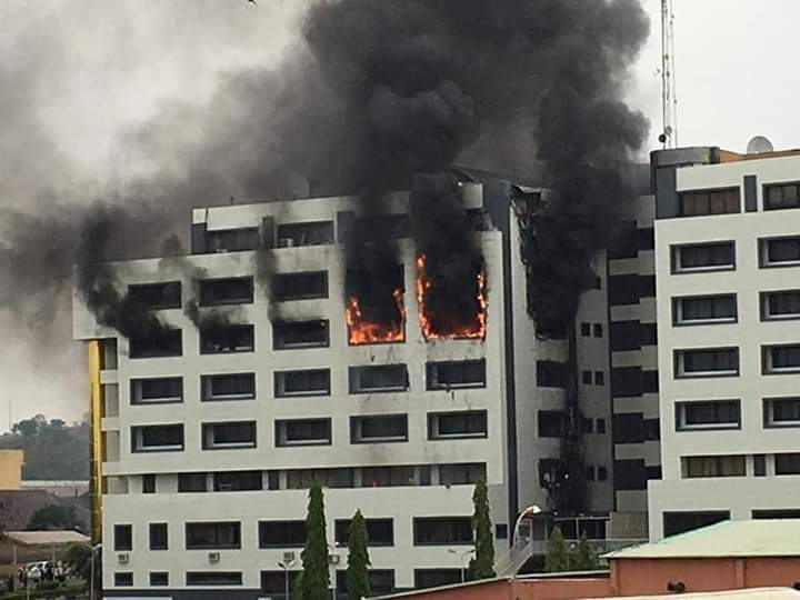 JUST IN: Fire Guts Accountant-General’s Office