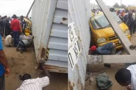 Oshodi-Badagry Expressway: 20-Feet Container Kills Two, Others Injured