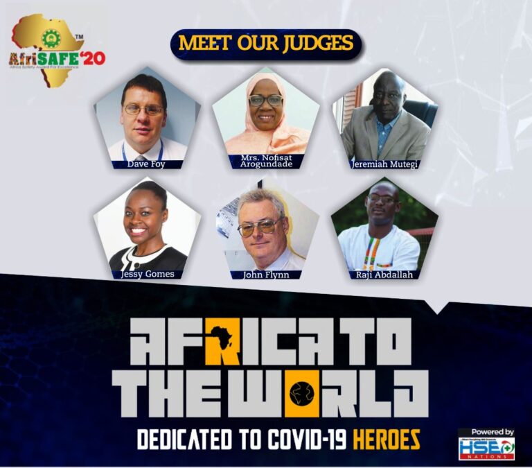 AfriSAFE 2020: Organizers Name Top HSE Professionals Across Countries As Award Panel