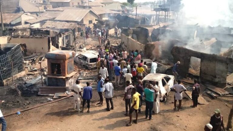 Massive Inferno Destroys Lives and Properties In Kwara   