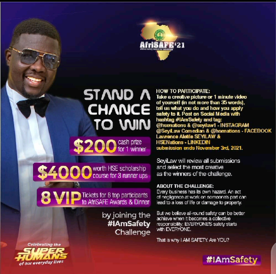 Cash and HSE scholarship for grab as AFRISAFE launches online challenge