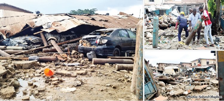 Many lives lost as gas explode in Lapido area of Mushin