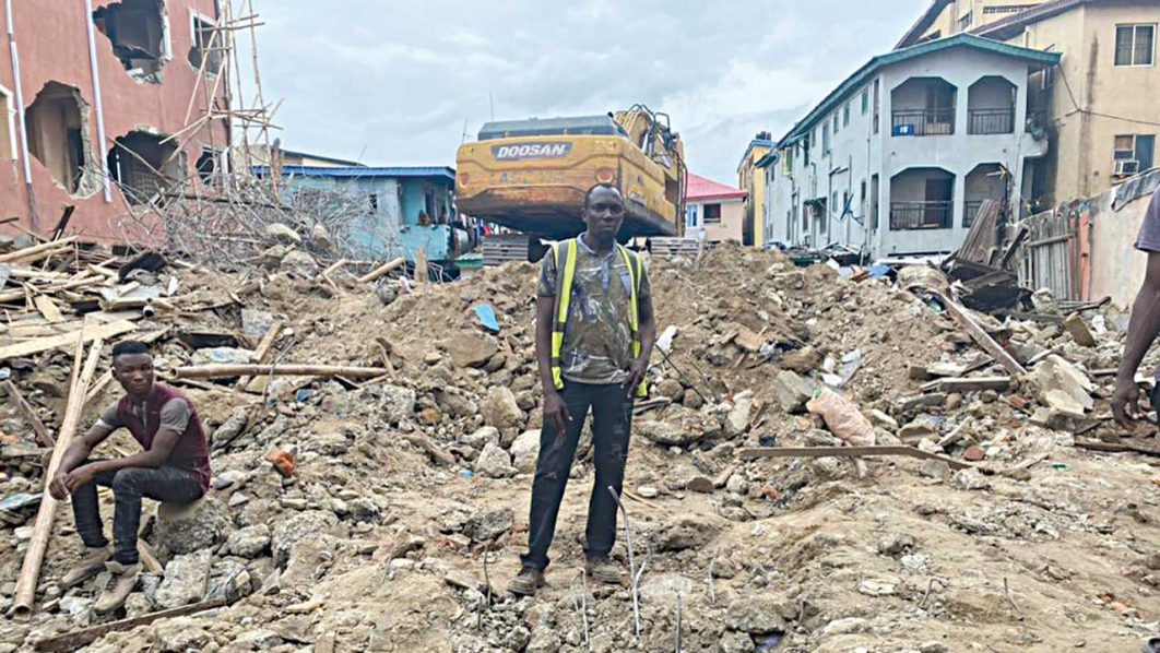 One dead as storey building collapsed in Ikeja, Lagos State