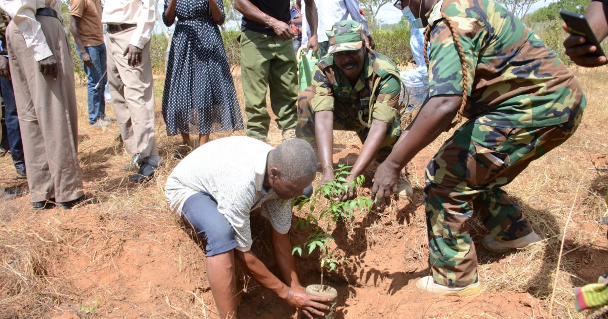 People in Garsen were warned not to burn charcoal.