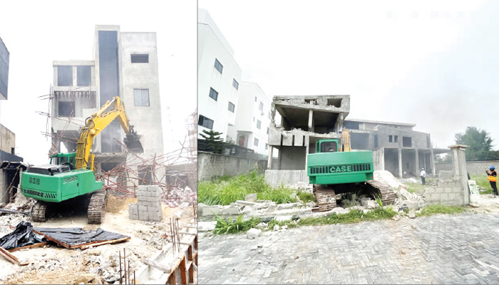 Lagos State Leads The Way In Safety Standards: Massive Demolition Exercise Targets Illegal And Non-conforming Buildings