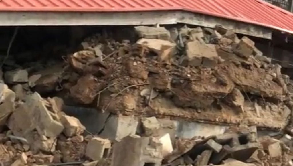 Investigation Reveals Possible Causes of Building Collapse in Sango Police Barrack