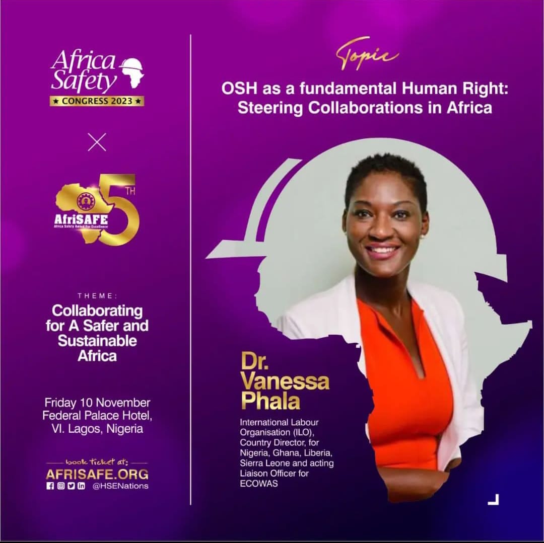 ILO Urges Collaborative Action for Safer Workplaces at AfriSAFE/2023 Congress