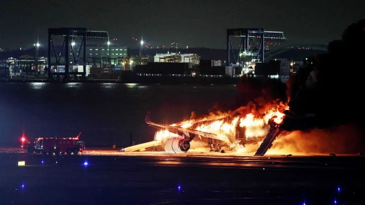 Haneda Airport Chaos: Japan Airlines Plane Fire Triggers Evacuation of 379 Passengers