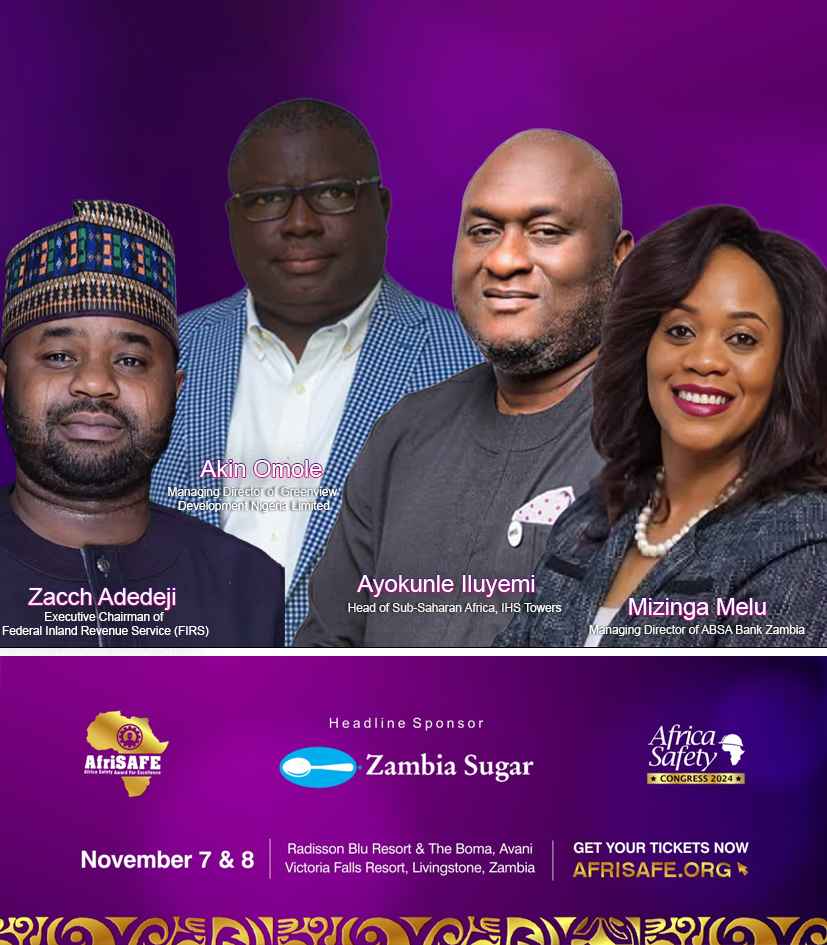 Adedeji, Omole, ABSA Bank CEO, others Tipped for 2024 AfriSAFE Award Honours