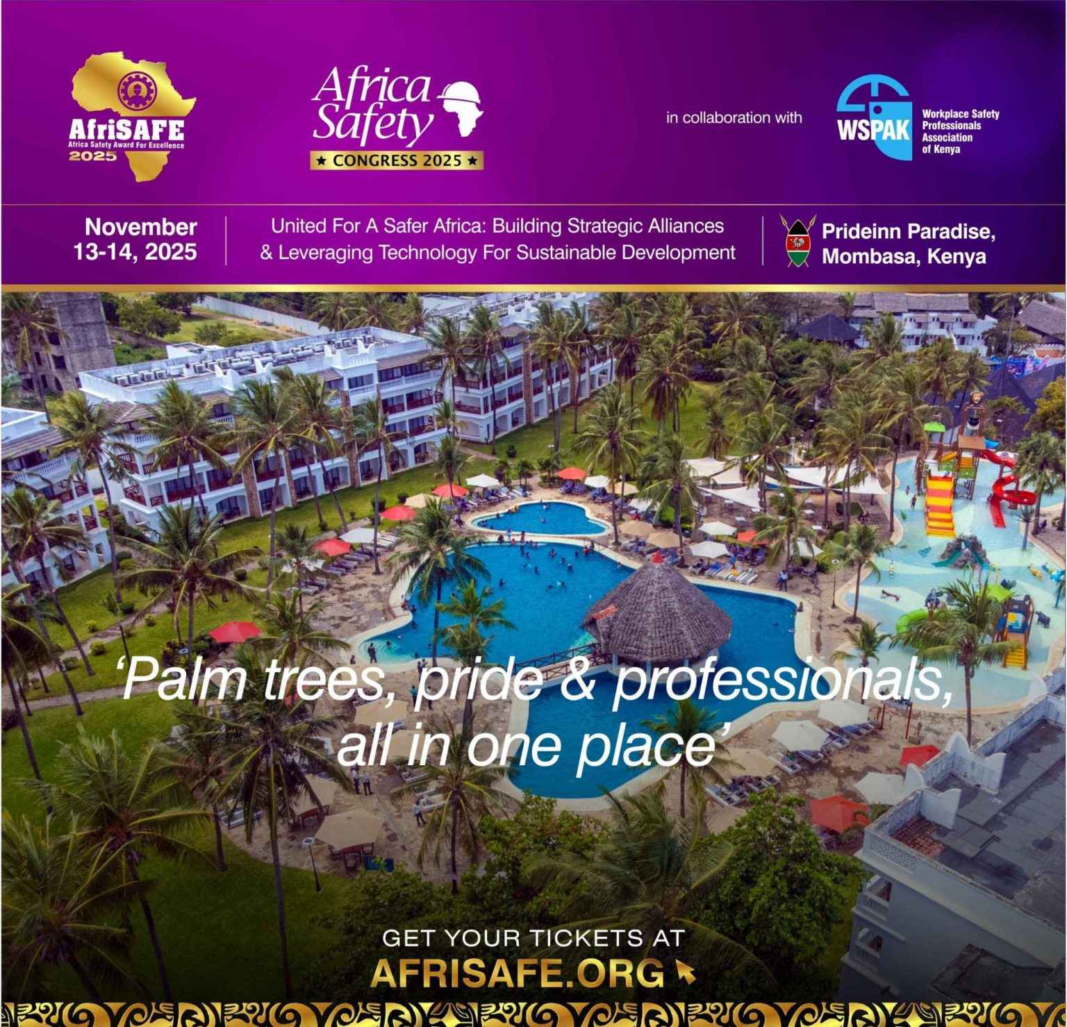 From Award Halls to Tourist Shores: AfriSAFE 2025 Set to Shine in Mombasa, Kenya