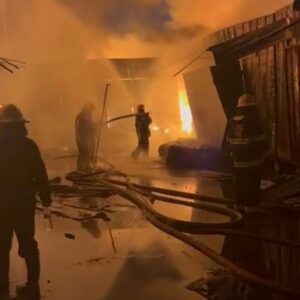 Fire Guts Section of Bolade Arena Market, Lagos, Fire Service Contains Blaze