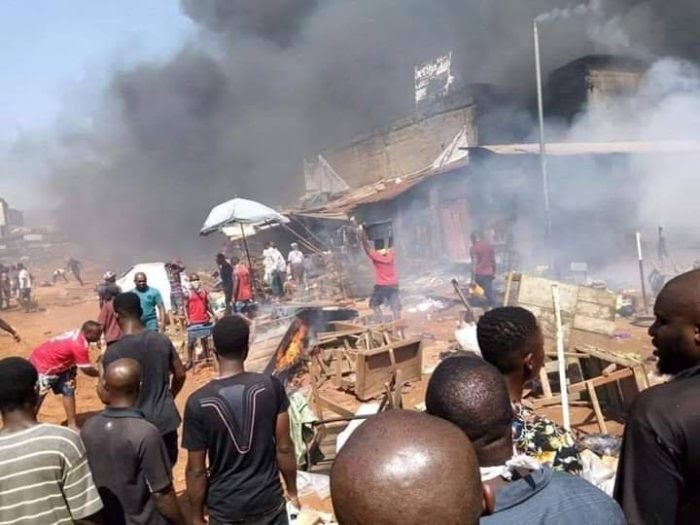 Update: Woman, Baby Die In Onitsha Fire Outbreak