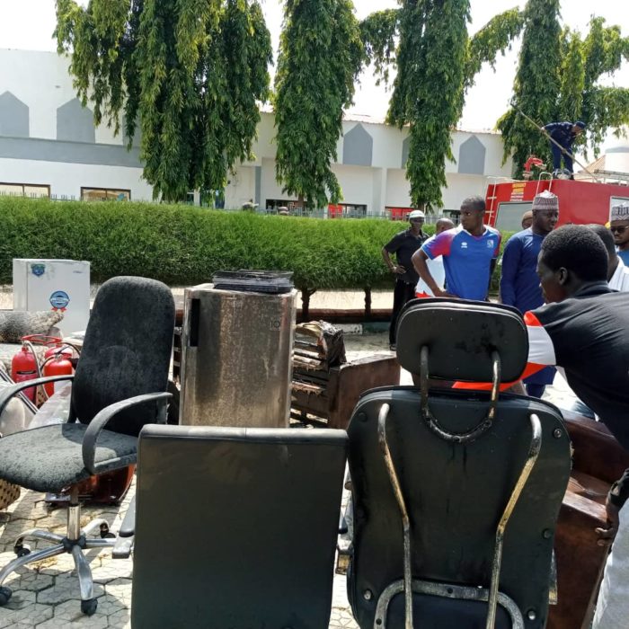 Just In: Fire Razes Niger Government House