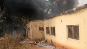 Fire Guts INEC Office In Anambra