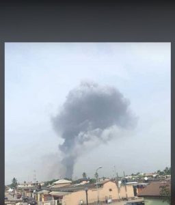 BREAKING: Explosion Rocks Lagos (Video)