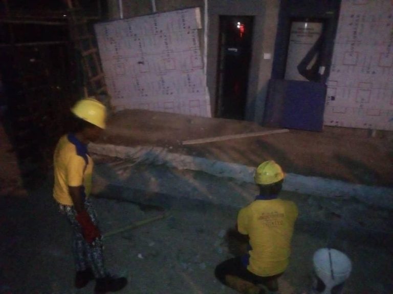 Just In: One Dies As Keystone Bank Building Collapses In Lagos
