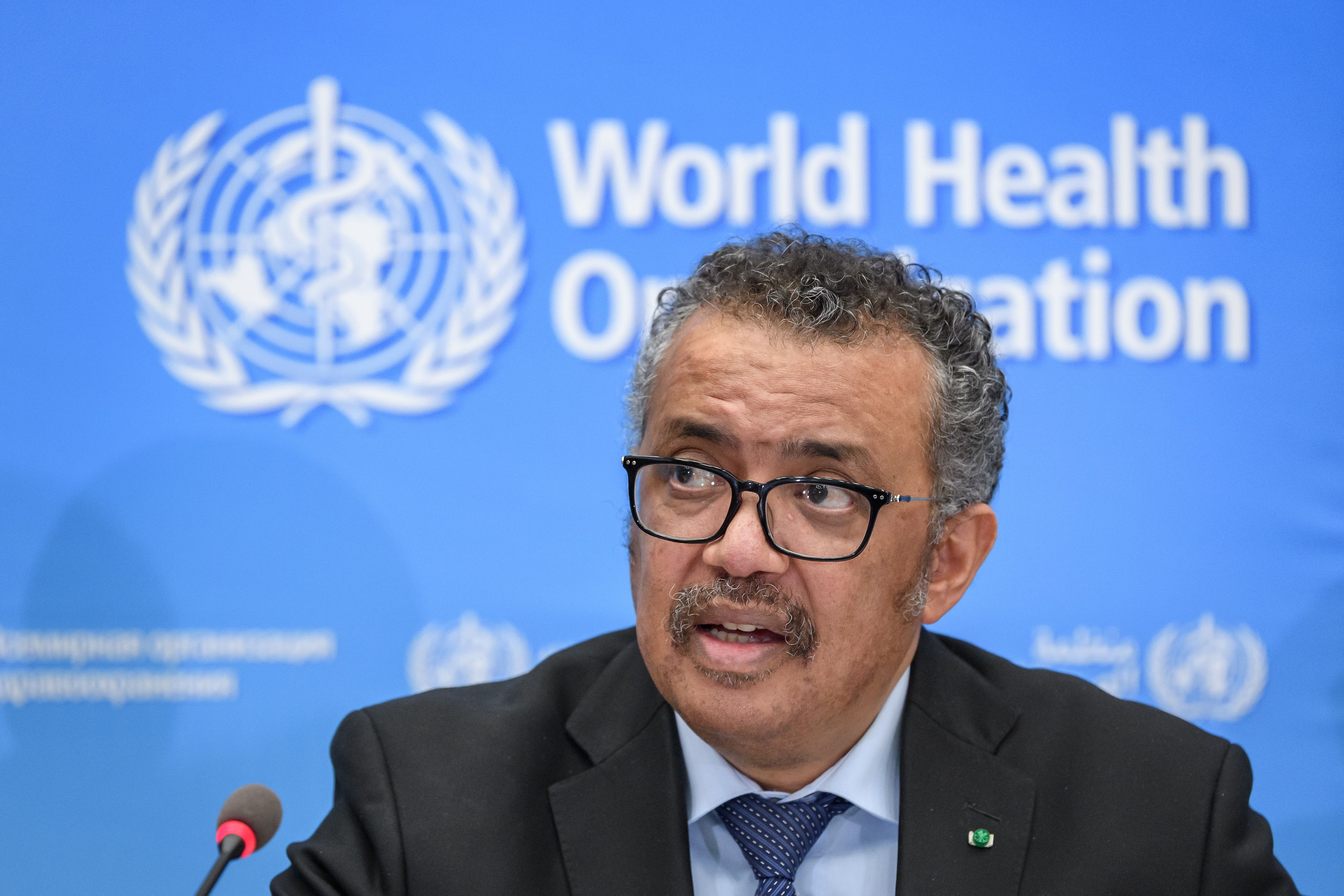 WHO Director-General Tedros Adhanom Ghebreyesus
