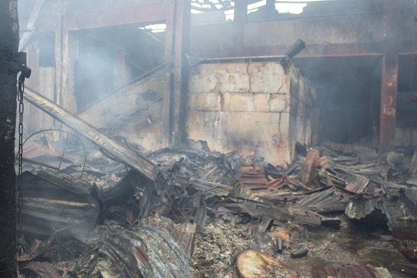 Fire Razes Oba Market In Benin