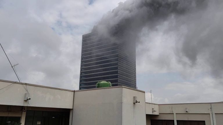 BREAKING: Abuja World Trade Centre Gutted By Fire