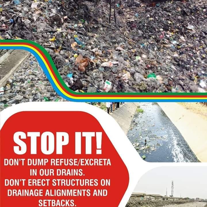 Rainy Season: LASG Urges Residents To Stop Indiscriminate Dumping Of Refuse Into Drains