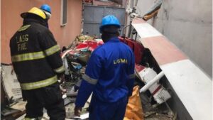 Helicopter crash in Opebi, Lagos