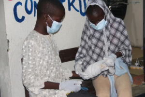 FIRST AID TRAIN SLUM CHILDREN
