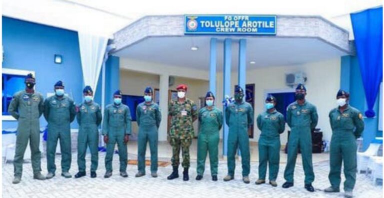 Nigerian Airforce Immortalize Lt. Tolulope Arotile