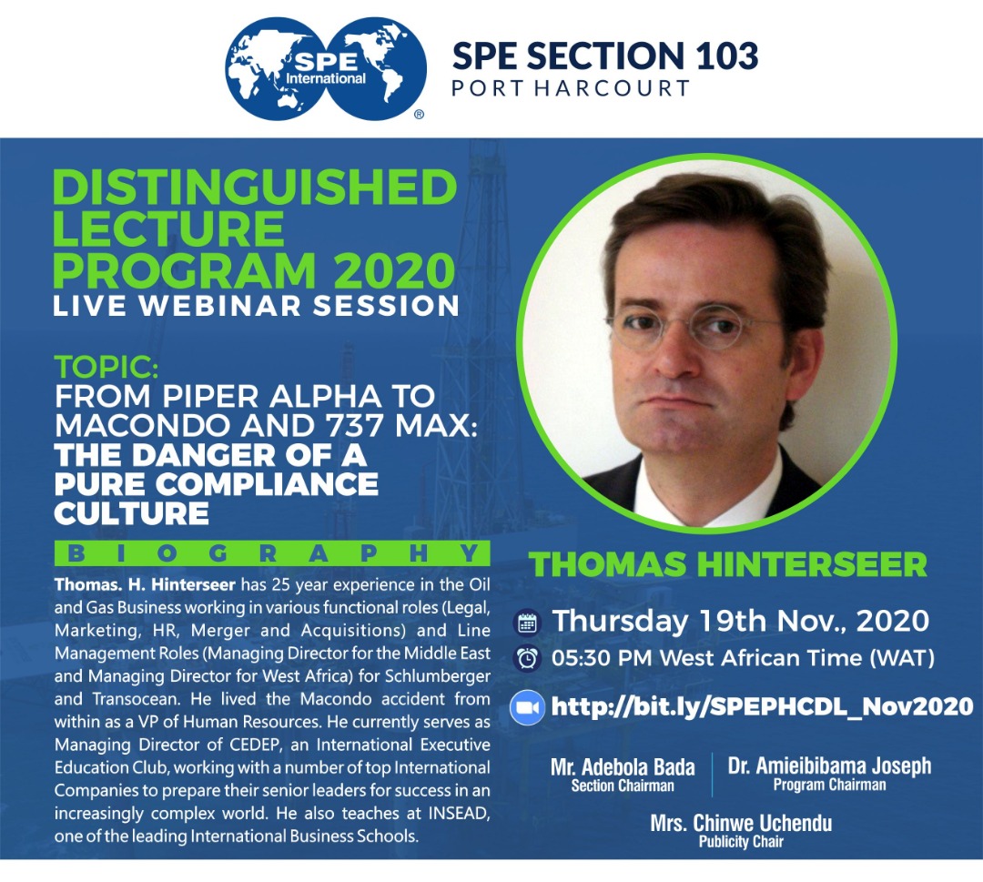 Society of Petroleum Engineers SPE Online Lecture