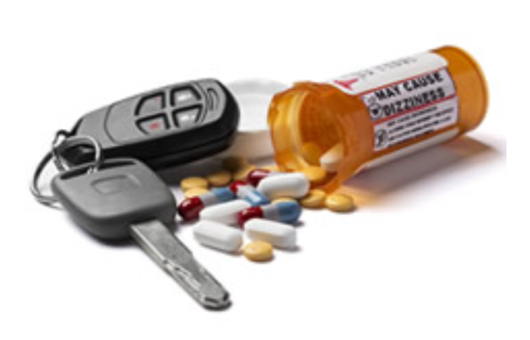 Managing the use of drugs for an employee who drives