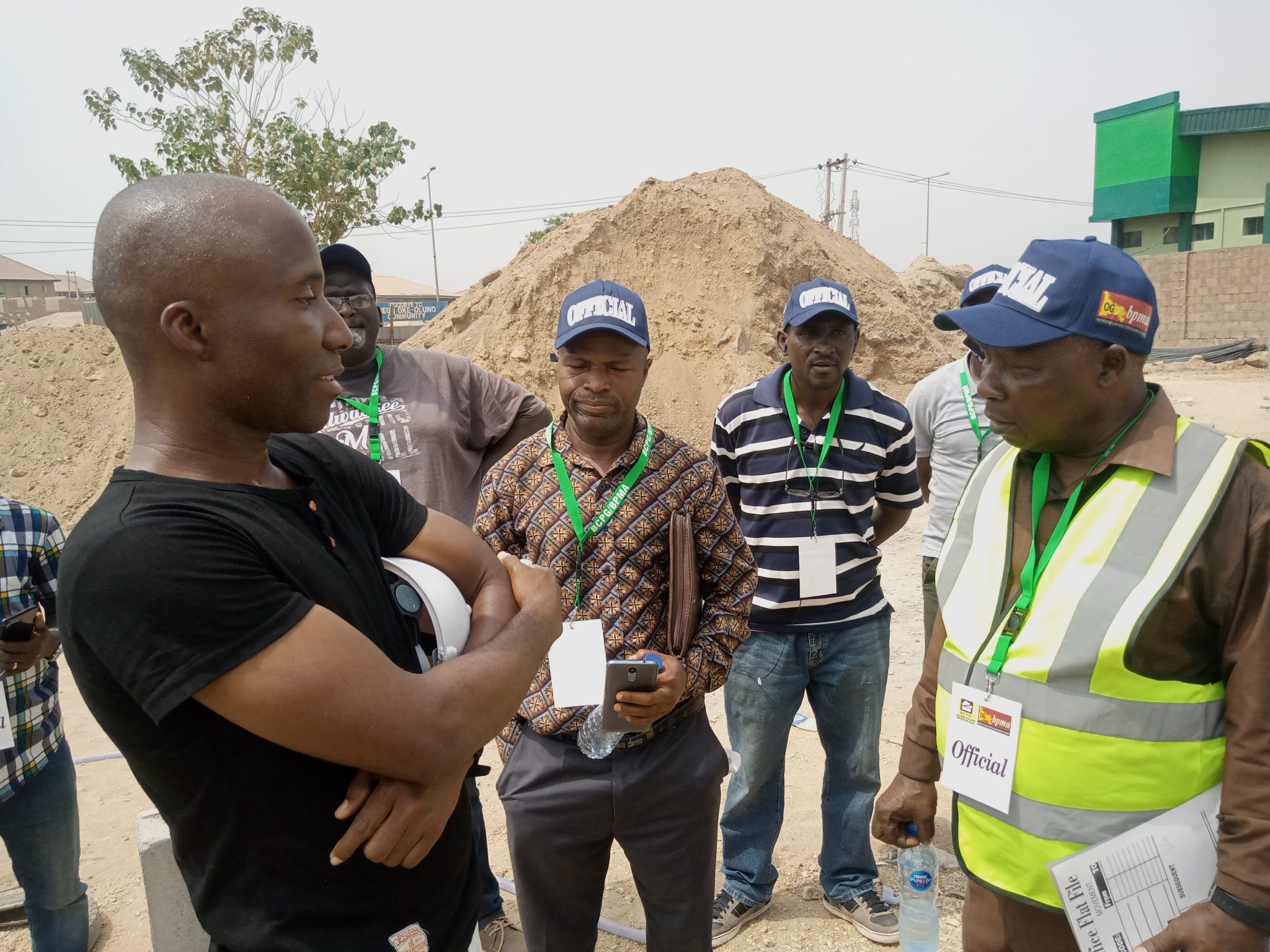 Building Collapse Prevention Guild embarks on site inspection in Ogun