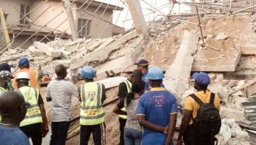 Yaba building collapse