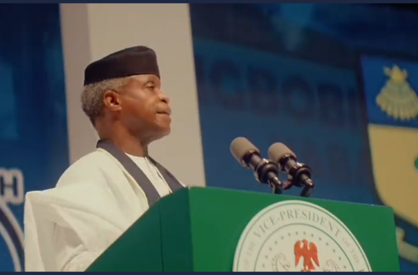Road safety will be set as priority for Nigeria; Prof Yemi Osinbajo