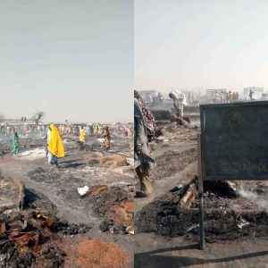 Building collapse in IDP