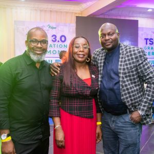 Dapo, Remi Omolade, HR Director, Hybrid Group and Engr. Jamiu Badmos Founder QHSES Leadership Academy