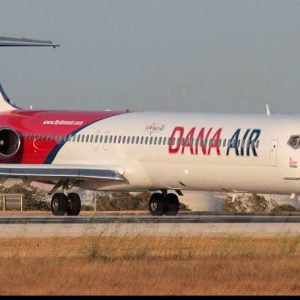 Dana Air Plane Crash-Lands
