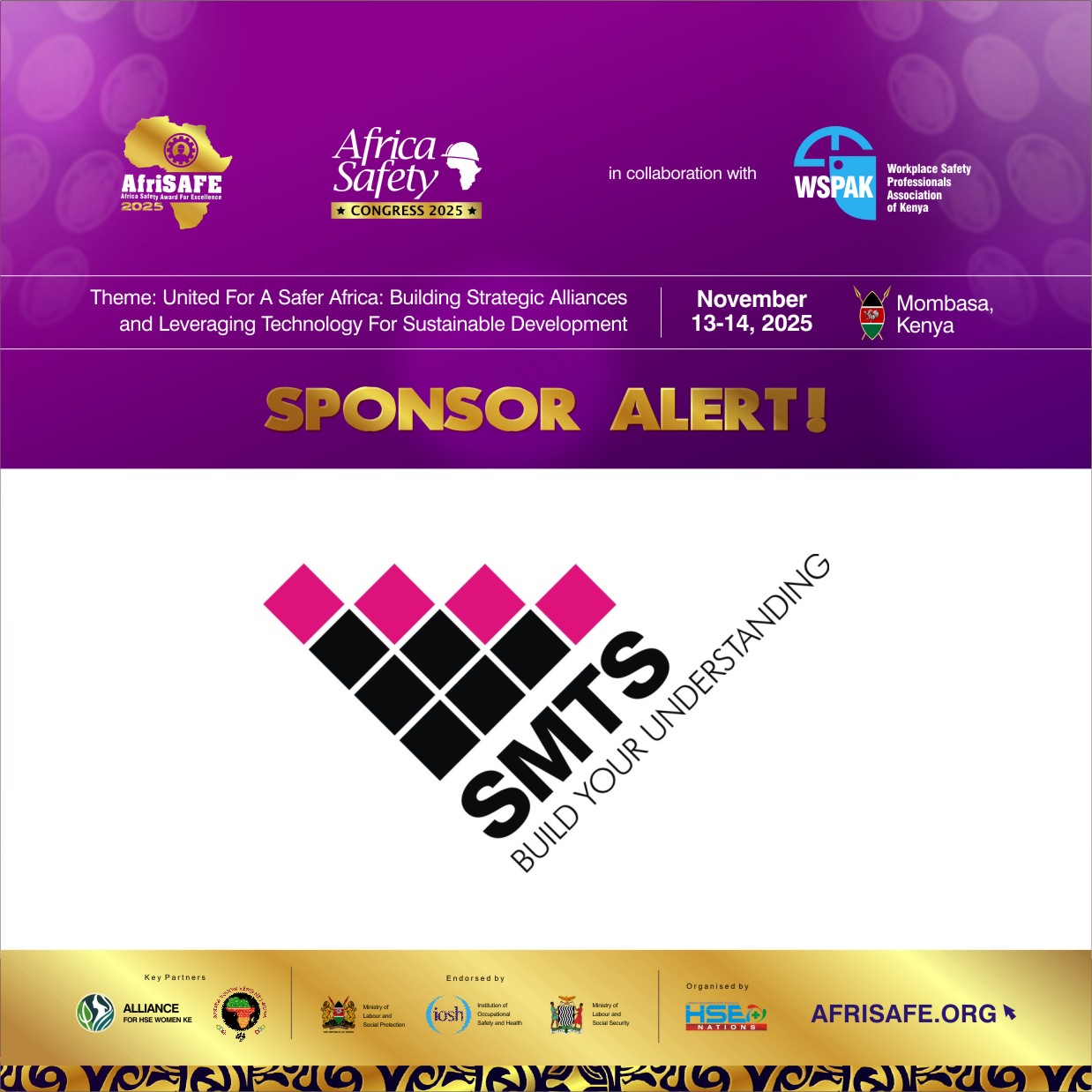 Zambia’s Leading Training Provider, SMTS, Returns as AfriSAFE 2025 Sponsor