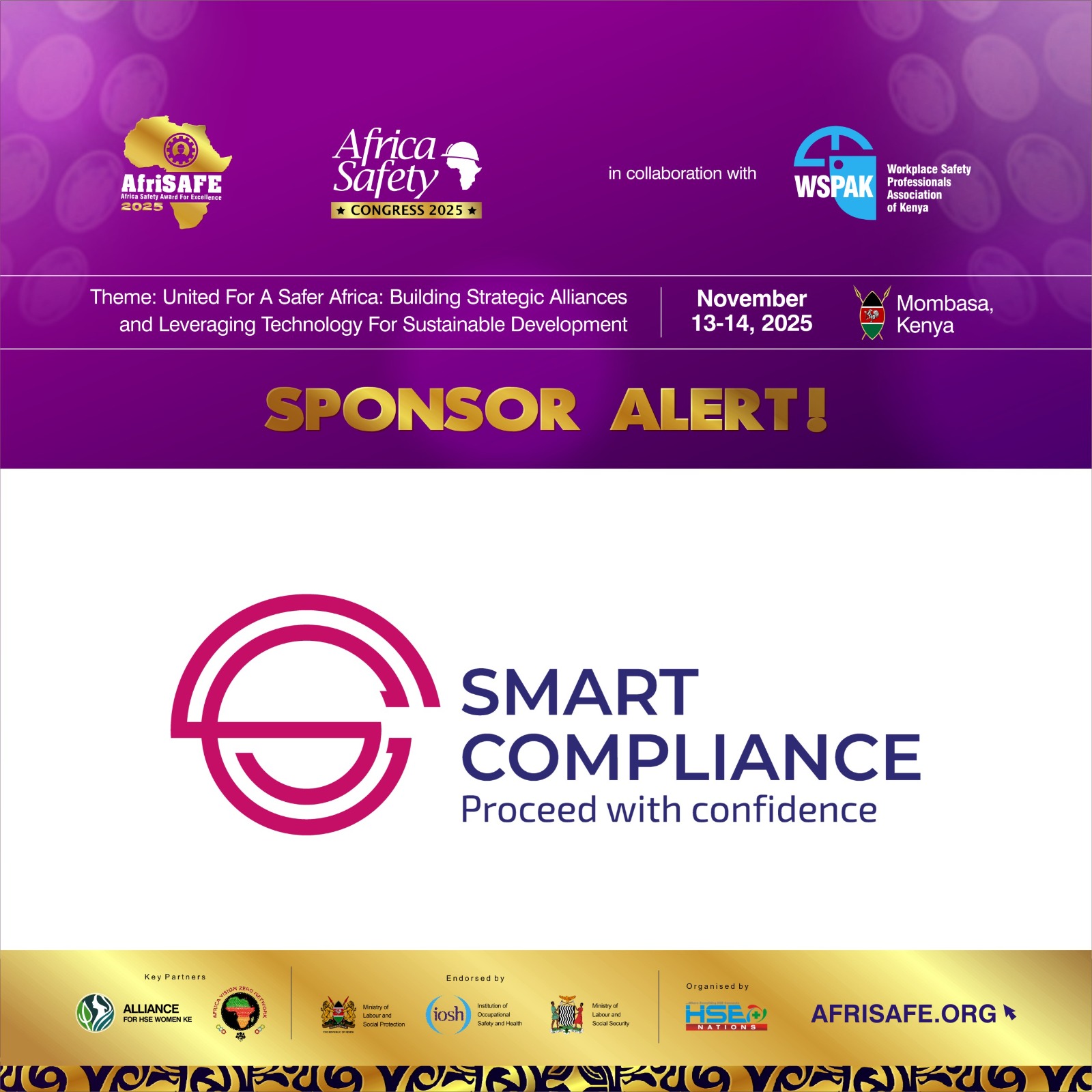 Ugandan Health and Safety Consultancy, Smart Compliance Joins AfriSAFE 2025 As Sponsor
